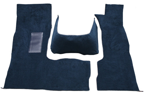 1978-1980 Dodge B100 Carpet Replacement - Cutpile - Passenger Area | Fits: Van with Engine Cover