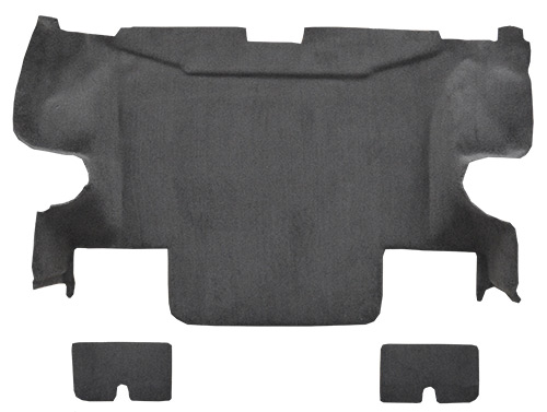 2005-2013 Corvette (C6) Carpet Replacement - Cutpile - Rear Area | Fits: Convertible, Rear with Pad