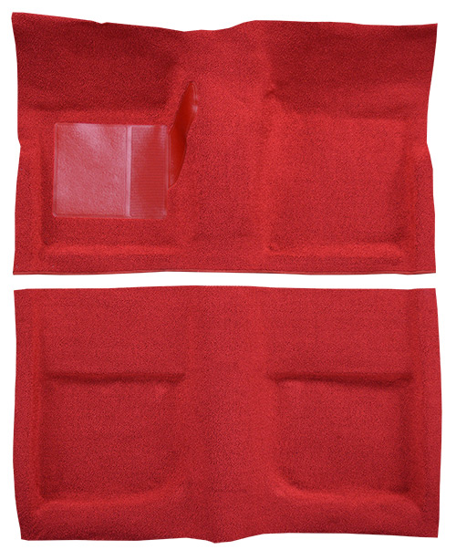 1965-1968 Ford Mustang Carpet Replacement - Loop - Complete | Fits: Coupe, without Shifter Hole
