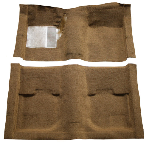 1969-1970 Ford Mustang Carpet Replacement - Nylon - Passenger Area | Fits: Fastback, without Folddowns without Shifter Cut