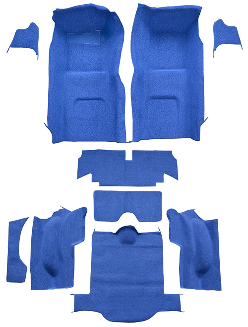 1965 Corvette (C2) Carpet Replacement - Loop - Complete | Fits: Coupe, Complete No Pad