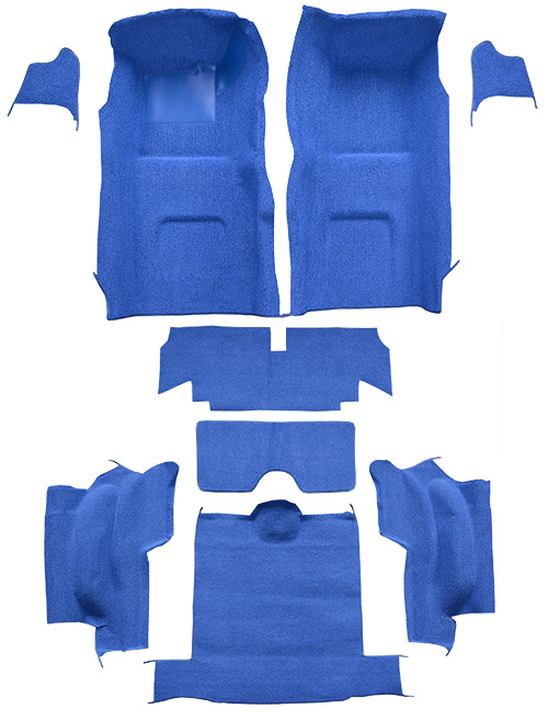 1967 Corvette (C2) Carpet Replacement - Loop - Complete | Fits: Convertible, Complete No Pad