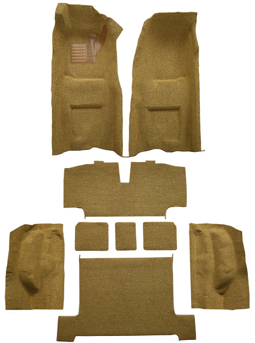1968 Corvette (C3) Carpet Replacement - Loop - Complete | Fits: Auto, Complete with Pad
