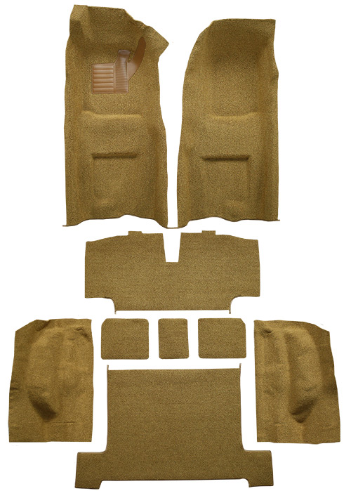 1968 Corvette (C3) Carpet Replacement - Loop - Complete | Fits: 4spd, Complete with Pad