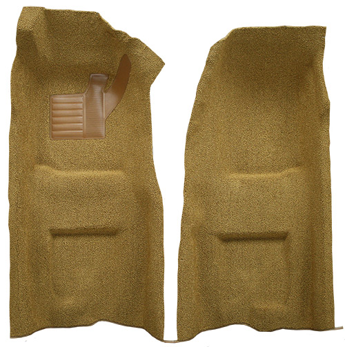 1968 Corvette (C3) Carpet Replacement - Loop - Front | Fits: Auto, Front with Pad
