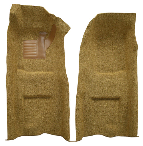 1968 Corvette (C3) Carpet Replacement - Loop - Front | Fits: 4spd, Front with Pad