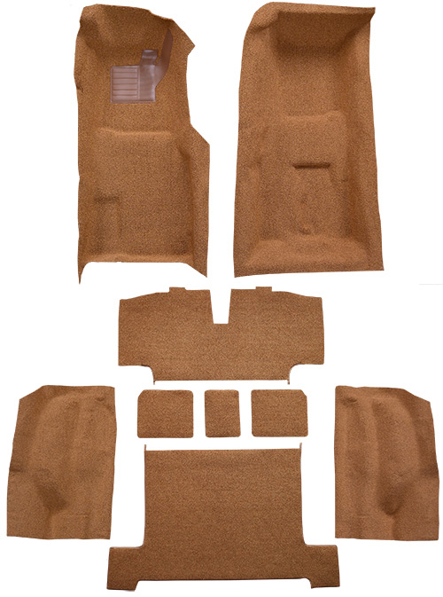 1969 Corvette (C3) Carpet Replacement - Loop - Complete | Fits: 4spd, Complete with Pad