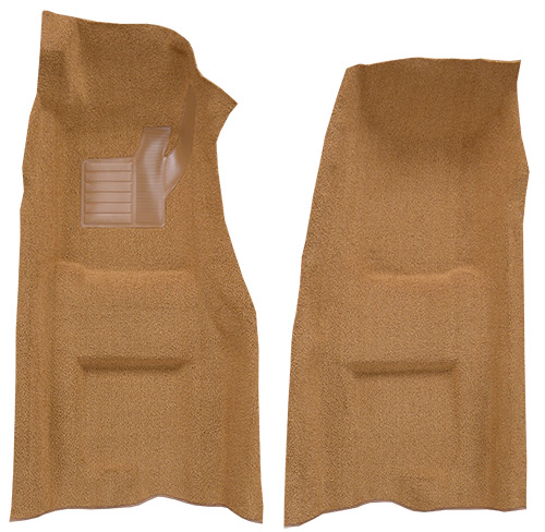 1969 Corvette (C3) Carpet Replacement - Loop - Front | Fits: Auto, Front with Pad