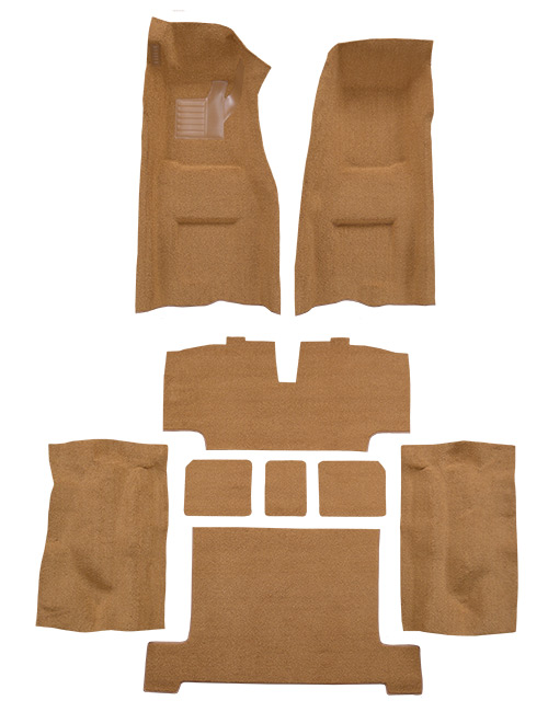 1970 Corvette (C3) Carpet Replacement - Loop - Complete | Fits: 4spd, Complete with Pad