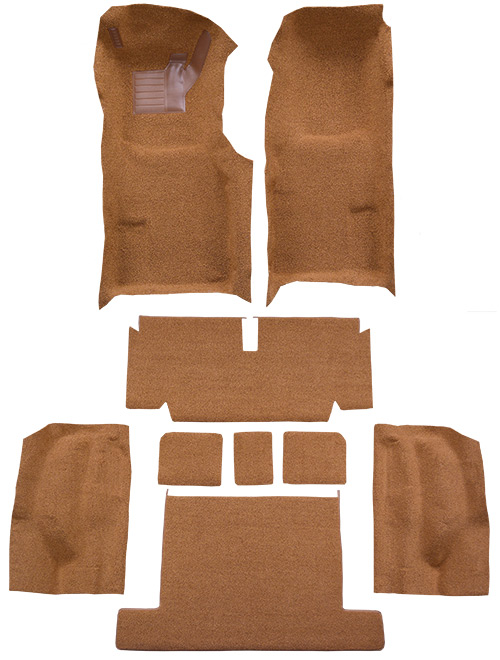 1971-1975 Corvette (C3) Carpet Replacement - Loop - Complete | Fits: Coupe, Auto, Complete with Pad