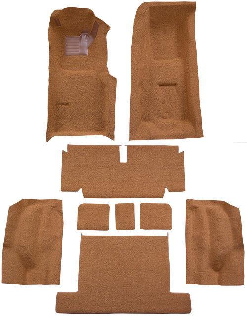 1971-1975 Corvette (C3) Carpet Replacement - Loop - Complete | Fits: Coupe, 4spd, Complete with Pad
