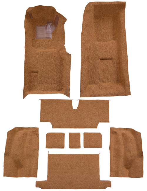 1973-1975 Corvette (C3) Carpet Replacement - Loop - Complete | Fits: Convertible, 4spd, Complete with Pad