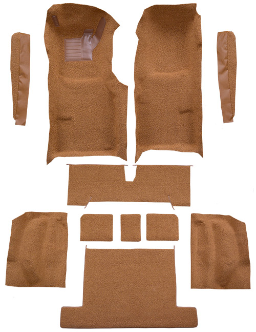 1977 Corvette (C3) Carpet Replacement - Cutpile - Complete | Fits: Complete with Pad