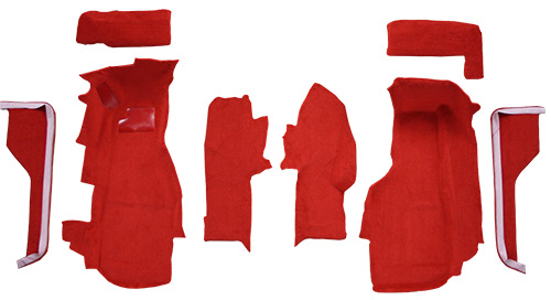 1984-1987 Corvette (C4) Carpet Replacement - Cutpile - Front | Fits: Front Set