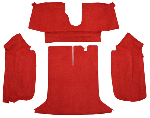 1994-1996 Corvette (C4) Carpet Replacement - Truvette - Rear Area | Fits: Coupe, Rear