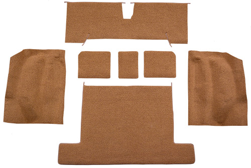 1977 Corvette (C3) Carpet Replacement - Cutpile - Rear Area | Fits: Rear with Pad
