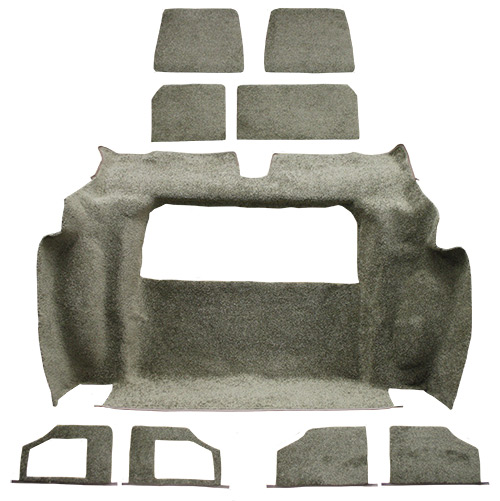 1982 Corvette (C3) Collector's Edition Carpet Replacement - 82 Vet Cutpile - Rear Area | Fits: Rear