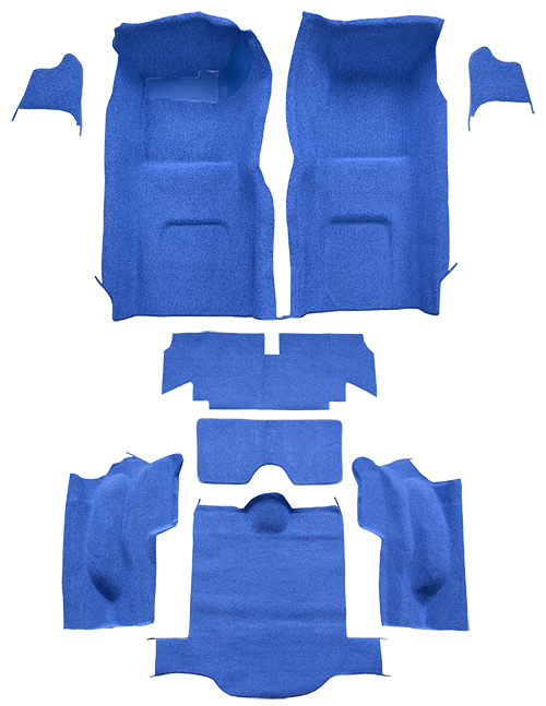 1966 Corvette (C2) Carpet Replacement - Loop - Complete | Fits: Coupe, Complete No Pad