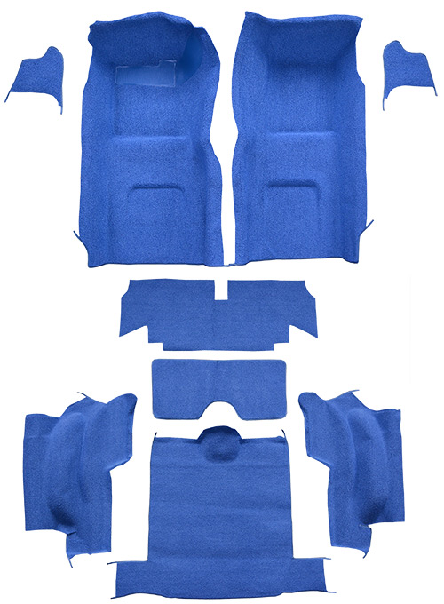 1965-1966 Corvette (C2) Carpet Replacement - Loop - Complete | Fits: Convertible, Complete No Pad