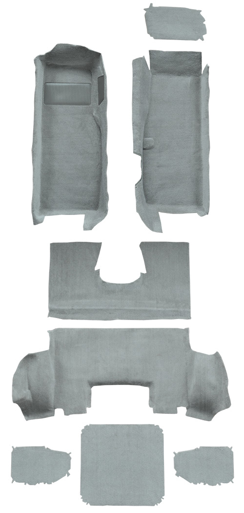 1997-2004 Corvette (C5) Carpet Replacement - Cutpile - Complete | Fits: Coupe
