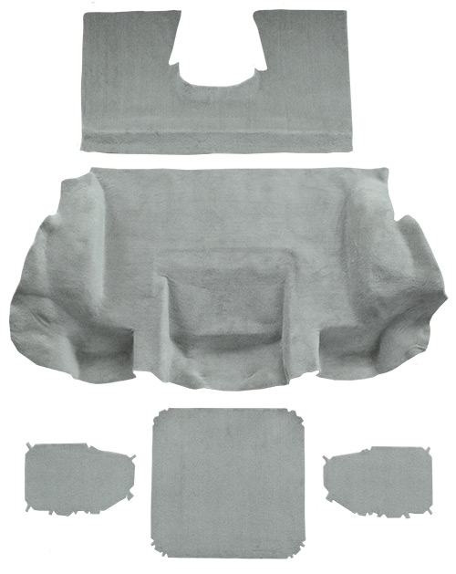 2001-2004 Corvette (C5) Z06 Carpet Replacement - Cutpile - Rear Area | Fits: Rear with Pad