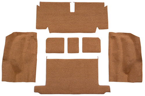 1971-1972 Corvette (C3) Carpet Replacement - Loop - Rear Area | Fits: Convertible, Rear without Pad