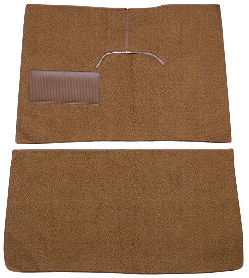 1948-1952 Ford F1 Carpet Replacement - Loop - Complete | Fits: Reg Cab, w/Gas Tank in Cab, Low Tunnel Cut & Sewn