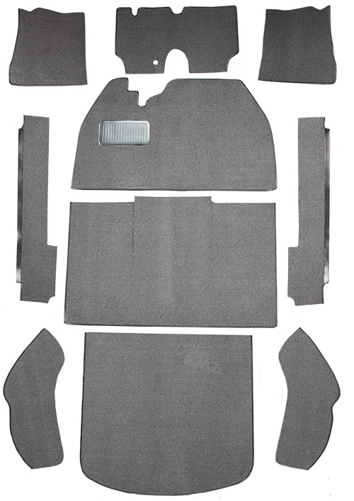 1949 Volkswagen Standard Carpet Replacement - Loop - Complete | Fits: 2DR, Sedan, Flat Front