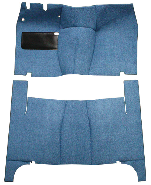 1956 Ford Victoria Carpet Replacement - Loop - Complete | Fits: 4DR, Sedan