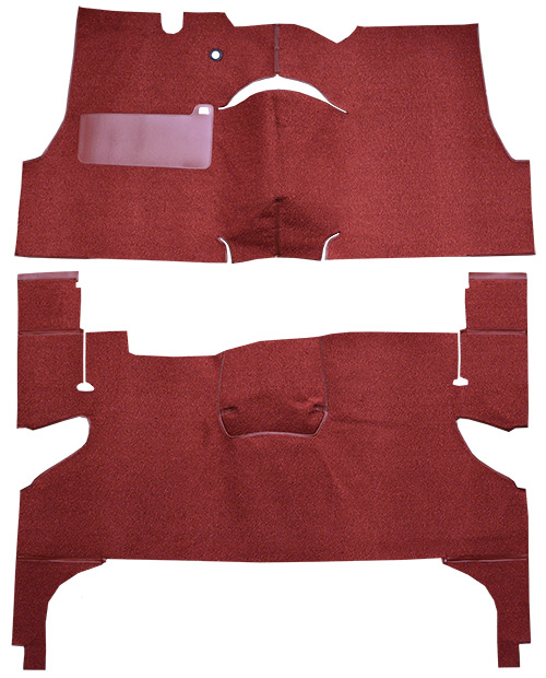 1956 Pontiac Chieftain Carpet Replacement - Daytona - Complete | Fits: 4DR, Hardtop
