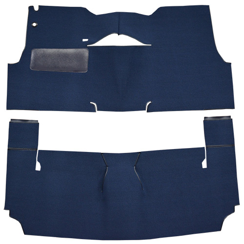 1956 Chevy Bel Air (Tri-Five) Carpet Replacement - Loop - Complete | Fits: 2DR, Hardtop, Bench Seat, Will only fit with factory cardboard kick panel