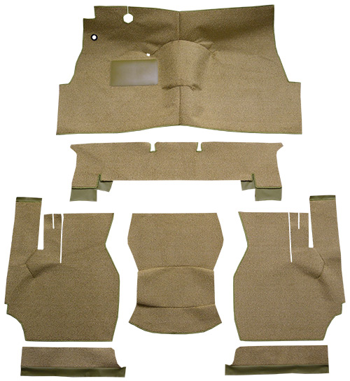 1957-1958 Cadillac DeVille Carpet Replacement - Loop - Complete | Fits: 2DR, Coupe