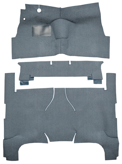 1957-1958 Cadillac DeVille Carpet Replacement - Loop - Complete | Fits: 4DR, Sedan