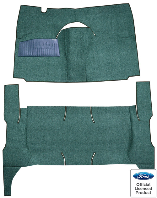 1958 Edsel Ranger Carpet Replacement - Loop - Complete | Fits: 4DR, Sedan, Standard Seats