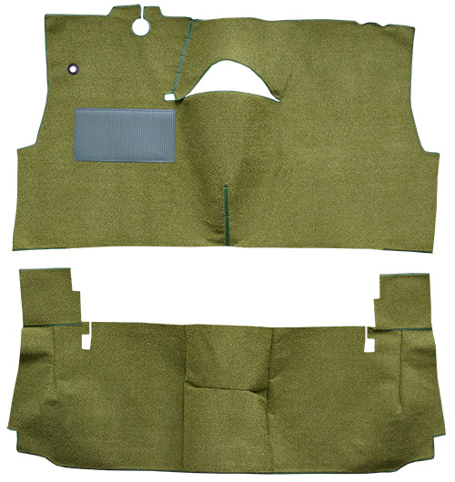 1958 Pontiac Super Chief Carpet Replacement - Loop - Complete | Fits: 2DR, Hardtop, Bench Seat