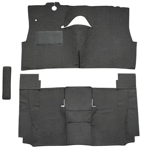 1958 Pontiac Bonneville Carpet Replacement - Loop - Complete | Fits: 2DR, Hardtop, Bucket Seat