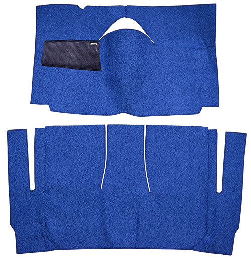 1959 Ford Fairlane Carpet Replacement - Loop - Complete | Fits: 2DR, Hardtop, Standard Seats, Cut & Sewn, Will not fit a convertible