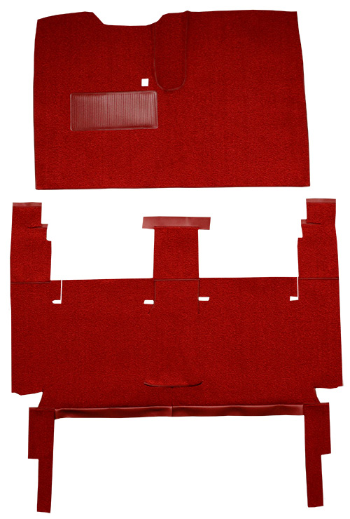 1960-1964 Chevy Corvair Carpet Replacement - Tuxedo - Complete | Fits: 2DR, Coupe