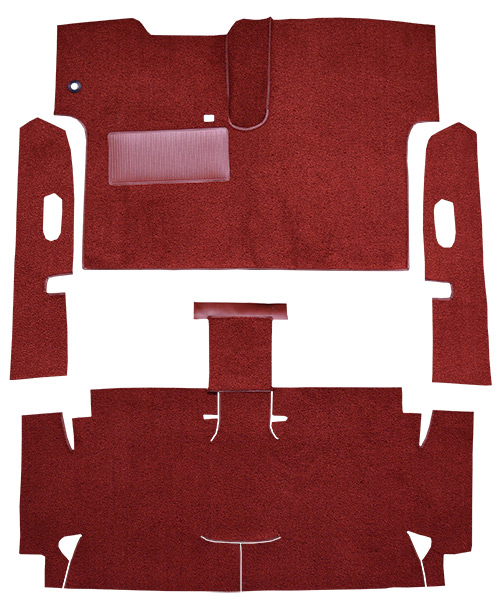 1962-1964 Chevy Corvair Carpet Replacement - Tuxedo - Complete | Fits: 2DR, Convertible