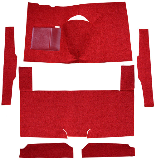 1960-1965 Mercury Comet Carpet Replacement - Loop - Complete | Fits: 2DR, Sedan, Auto, Bench Seat, Cut & Sewn