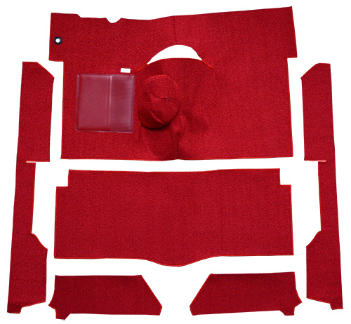 1963-1965 Mercury Comet Carpet Replacement - Loop - Complete | Fits: 2DR, Convertible, 4spd, Bench Seat, 6 Cylinder