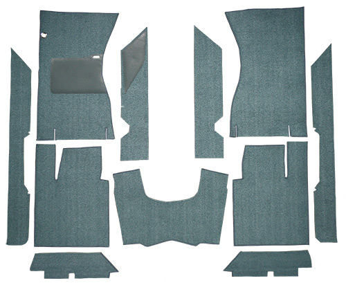 1961-1963 Ford Thunderbird (Bulletbird) Carpet Replacement - Loop - Complete | Fits: Hardtop, Convertible