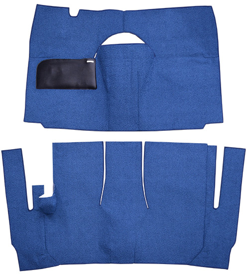 1958 Ford Sunliner Carpet Replacement - Loop - Complete | Fits: 2DR, Convertible, Power Seats, Cut & Sewn