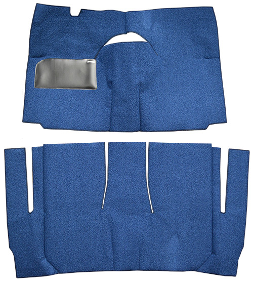1958 Ford Sunliner Carpet Replacement - Loop - Complete | Fits: 2DR, Convertible, Standard Seats, Cut & Sewn