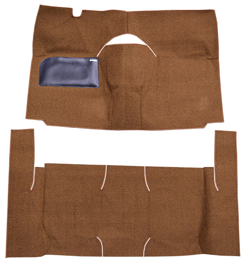 1958 Ford Ranchero Carpet Replacement - Loop - Complete | Fits: Standard Seats, Cut & Sewn