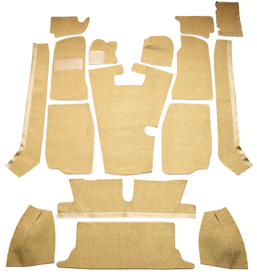 1968-1980 MG MGB Carpet Replacement - Cutpile - Complete
