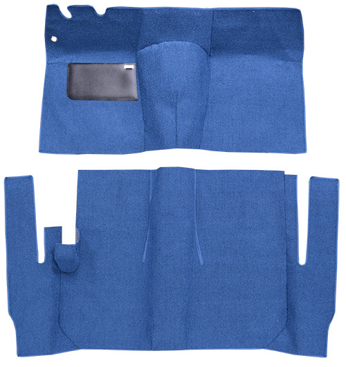 1957 Ford Sunliner Carpet Replacement - Loop - Complete | Fits: 2DR, Convertible, Power Seats, Cut & Sewn