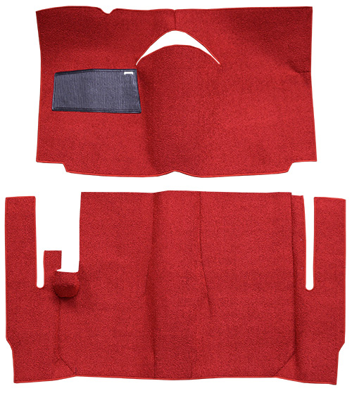 1959 Ford Fairlane Carpet Replacement - Loop - Complete | Fits: 2DR, Hardtop, Power Seats, Cut & Sewn, Will not fit a convertible