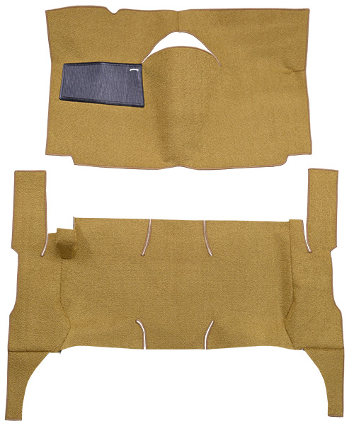 1959 Ford Fairlane Carpet Replacement - Loop - Complete | Fits: 4DR, Sedan, Power Seats, Cut & Sewn