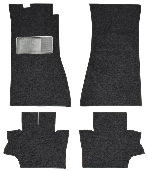 1974 Nissan 260Z (S30) Carpet Replacement - Loop - Passenger Area | Fits: Will not fit the 2+2 model